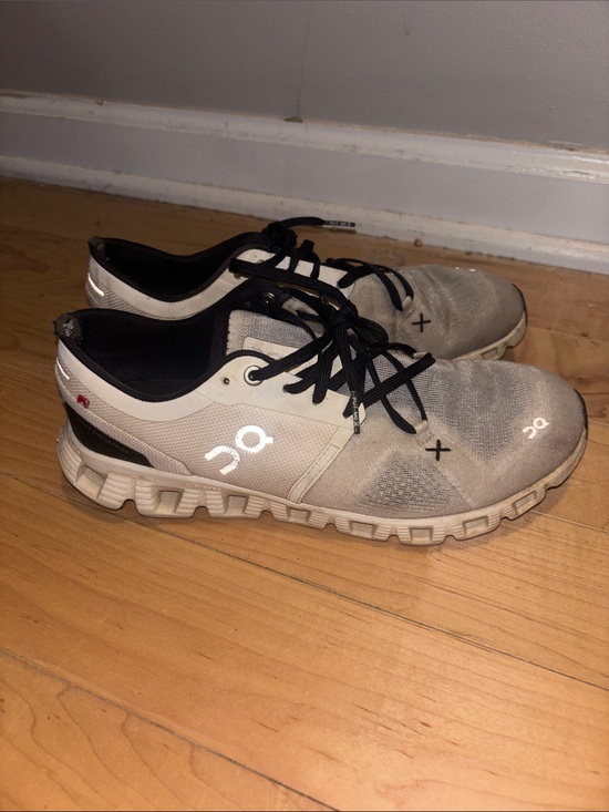On Running Shoes - ON Cloud X 3 'Ivory Black'